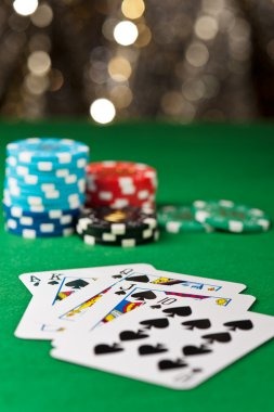 Live casino table with dealers and betting interface